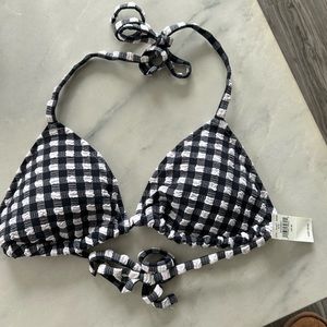 NWT Triangle Bikini Top